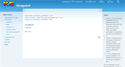 Desktop Screenshot of kludgesoft.com
