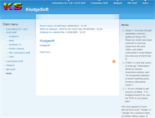 Tablet Screenshot of kludgesoft.com